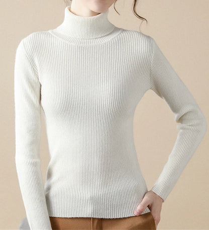 SoftFlex Turtleneck Knit Top