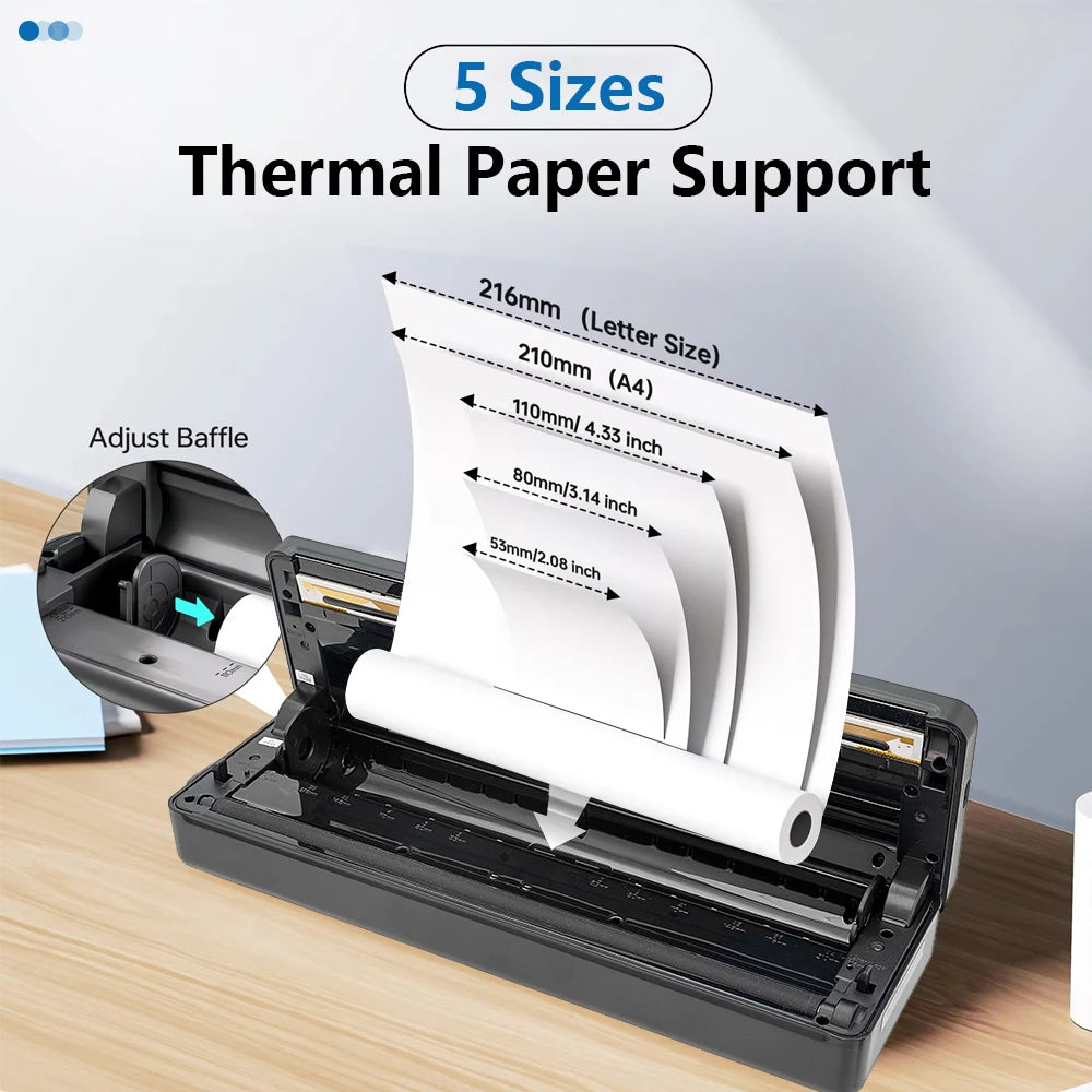 A4 Wireless Thermal Printer