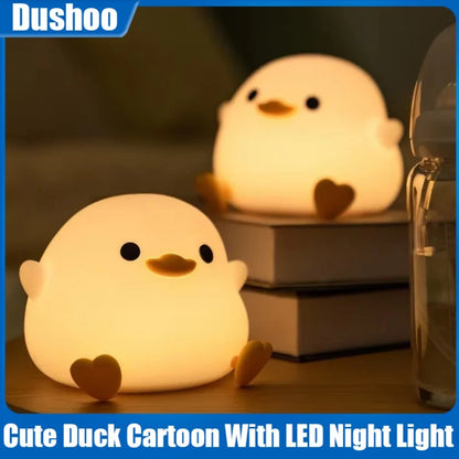 Silicone Duck Night Light