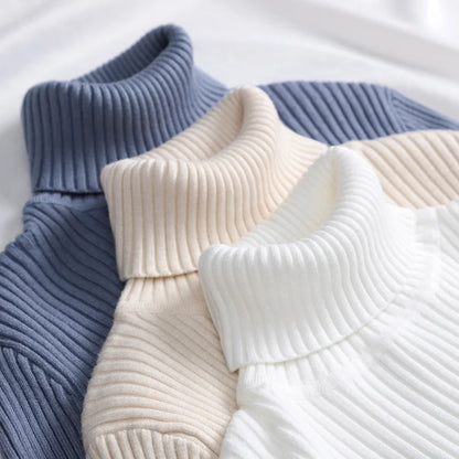 SoftFlex Turtleneck Knit Top