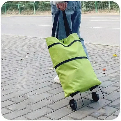 Foldable Wheeled Shopping Cart