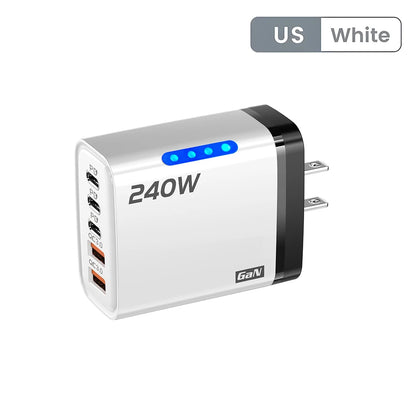 240W Multi-Port GaN Fast Charger