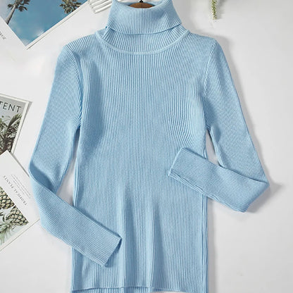 SoftFlex Turtleneck Knit Top