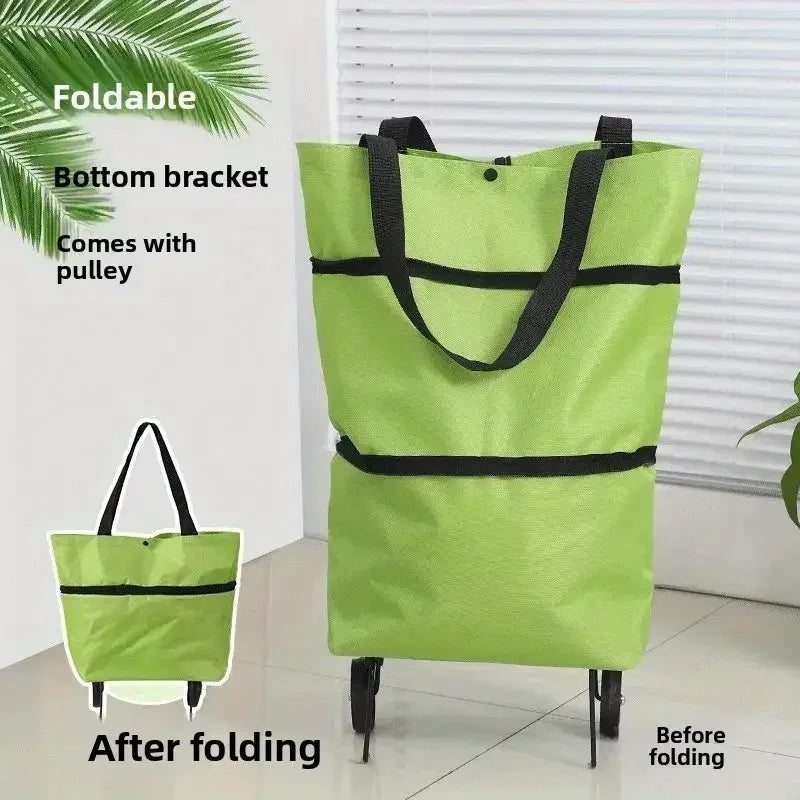 Foldable Wheeled Shopping Cart