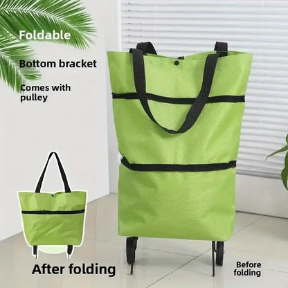 Foldable Wheeled Shopping Cart